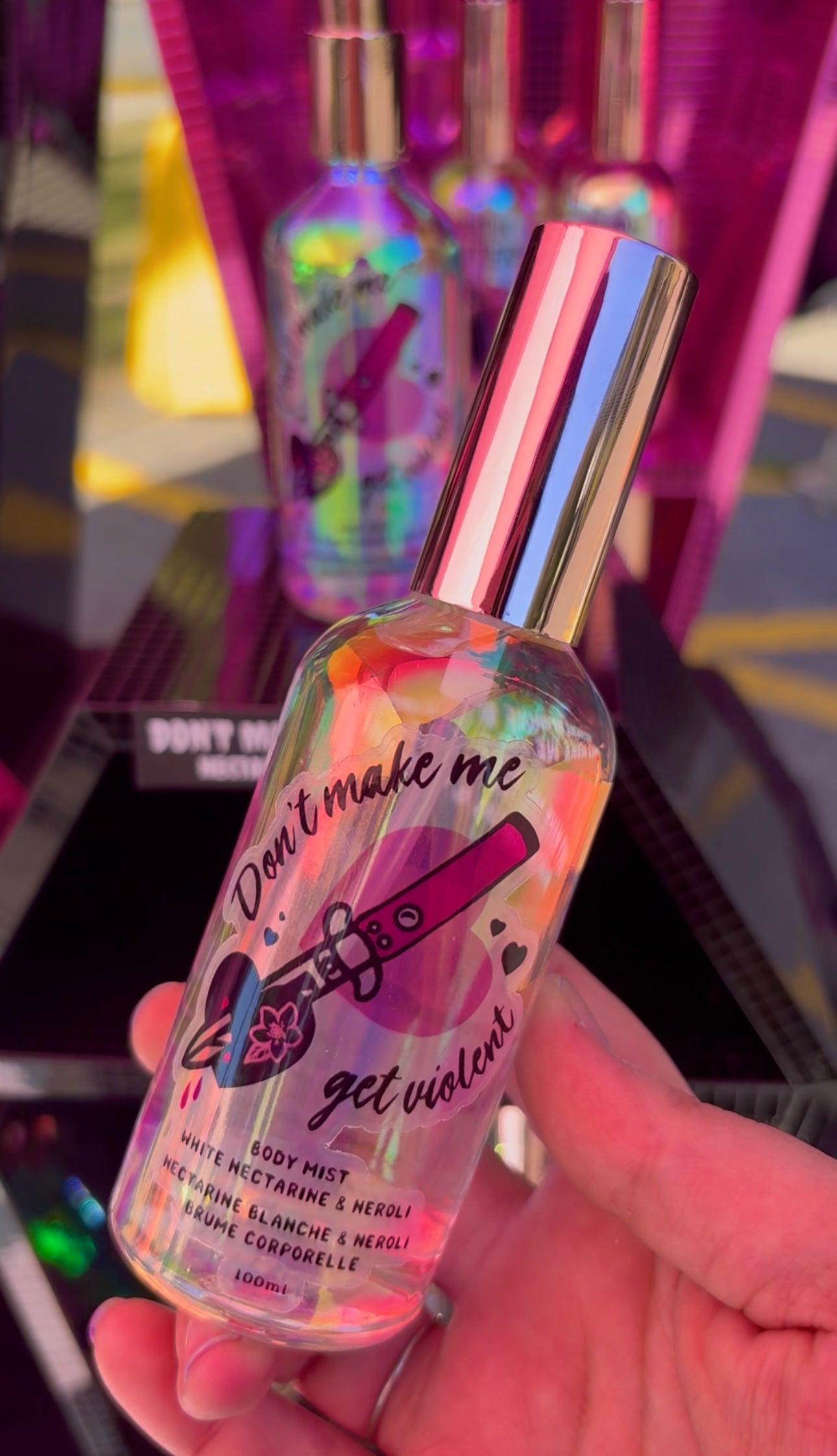 DON’T MAKE ME GET VIOLENT